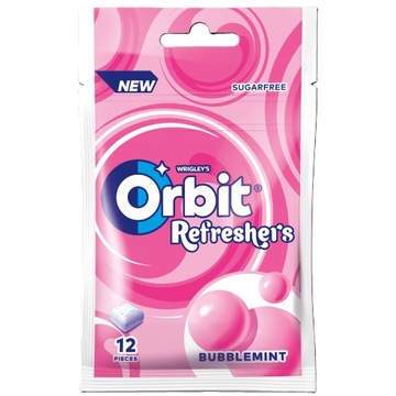 Orbit Refreshers Bubblemint - 15 пакетов.