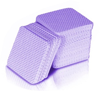 Професійні ватні тампони без пилу перфоровані пластівці-фіолетовий 540 шт