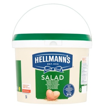 Салатний майонез Hellmann's 5000 мл 5216 г