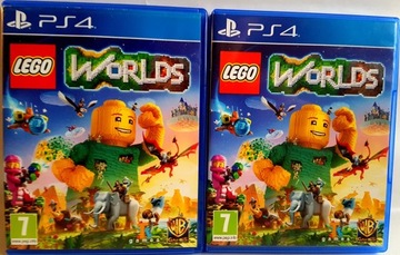 LEGO WORLDS PS4-ИГРА ДЛЯ ДЕТЕЙ-ИГРА КАК НОВАЯ ! PS4 ! ПОСТРОЕНИЕ МИРА !