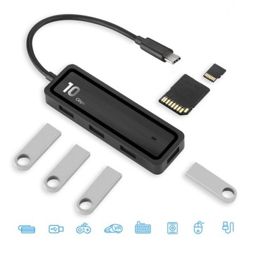 6 портов USB 3.2 концентратор док-станция для 6 в 1 концентратор