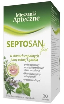 Травы fix Septosan, 20 пакетиков