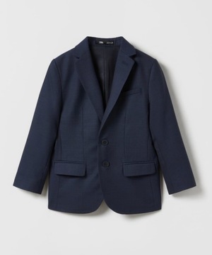Zara темно-синий пиджак премиум-класса с шерстью 164