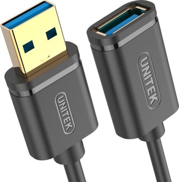 Unitek USBA USB кабель USBA 3 м Чорний (YC4030GBK)