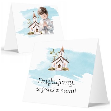 Віньєтки на стіл візитні картки для причастя хрещення весілля-набір з 6 [W_126]