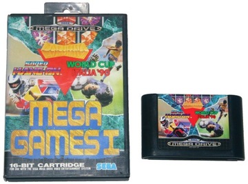 Mega Games и игра на Sega Mega Drive.
