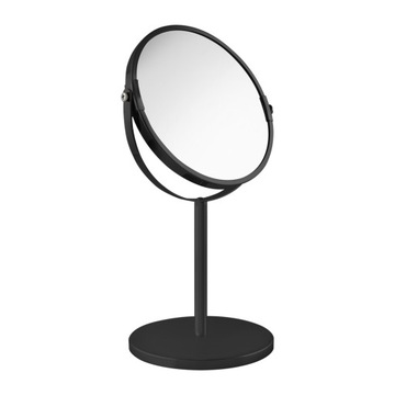 Зеркало косметическое зеркало двухстороннее увеличительное черный подарок