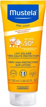 MUSTELA SUN SPF50 + МОЛОЧКО ДЛЯ ОБЛИЧЧЯ І ТІЛА 100МЛ