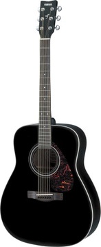 Yamaha f370 BL акустическая гитара ель красное дерево черный