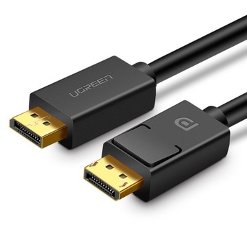 Ugreen високошвидкісний кабель кабель DisplayPort-DisplayPort 1.2 FULL HD 4K 2M