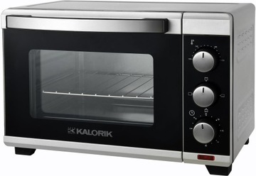 Міні електрична духовка 19L 1280W INOX економічний компактний подвійний