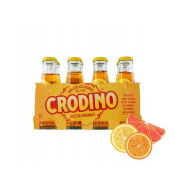 Crodino Originale-італійський безалкогольний аперитив 8x100ml