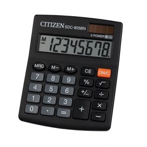 CITIZEN Калькулятор офісний SDC805NR