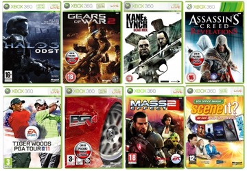 Набор Gears of War / Assassin'S / Halo / PGR XBOX 360 8-игр