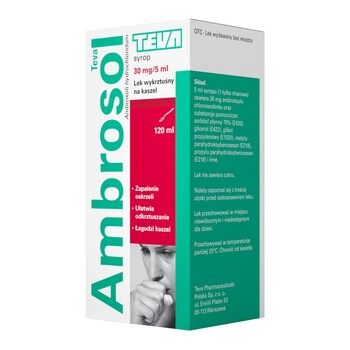 Teva Ambrosol (30 мг/5 мл), сироп, 120 мл