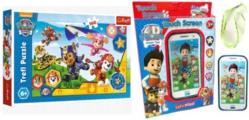 СМАРТФОН ТЕЛЕФОН PAW PATROL PAW + ГОЛОВОЛОМКА 160 EL