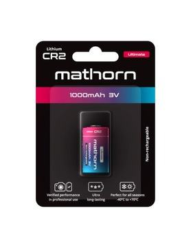 Літієва батарея Mathorn Ultimate CR2 1000mah Lithium