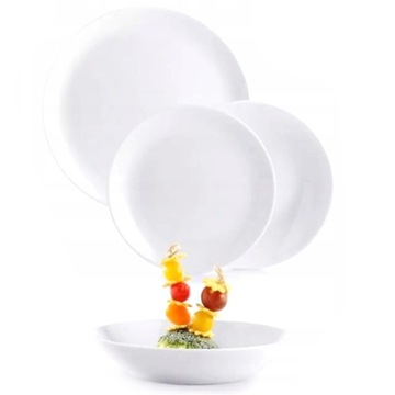 Сервировочные тарелки набор посуды 18EL белый TZ72
