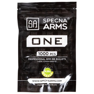 Кульки ASG Specna Arms One Tracer 0,25 г 1000 шт. - білий