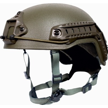 Баллистический шлем MASKPOL пуленепробиваемый шрапнель LHO-01 Ranger Green XS