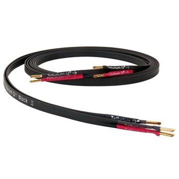 ТЕЛЛУРИЙ Q черный II акустический кабель пара 2 x 1 м