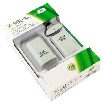 Зарядний пристрій PAD XBOX 360 2 x батарея + USB кабель