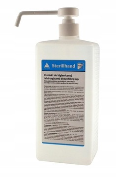ДЕЗІНФІКУЮЧИЙ ЗАСІБ ДЛЯ РУК 1Л STERILLHAND НАСОС