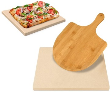 Большой Камень для выпечки пиццы 30x38 + шпатель доска плесень