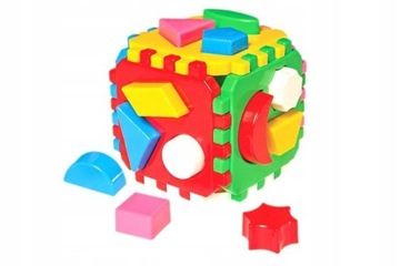 Навчальний куб + блоки, сортувальник форми