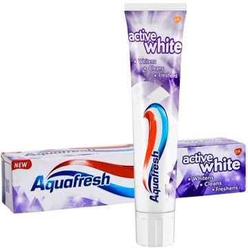 Відбілююча зубна паста Aquafresh Active White освіжає захищає 100 мл