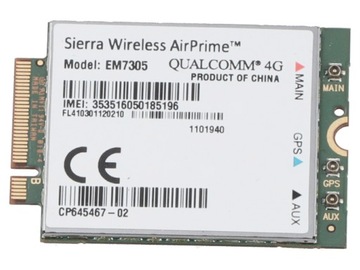 Модем WWAN SIERRA EM7305 DELL E5450 E7270 LTE