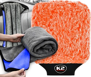 Набор для мытья автомобиля стиральная сушка перчатка K2