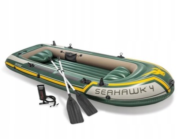 Надувная лодка Seahawk 4 комплект-68351 Intex