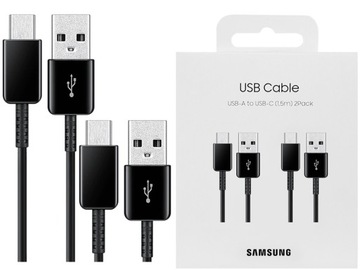 2x оригінальний кабель Samsung FAST CHARGE USB - C 1,5 м