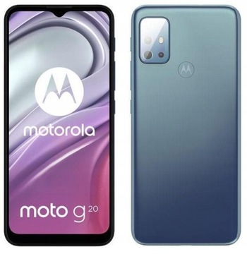 Смартфон Motorola Moto G20 4/64 ГБ Breeze Blue