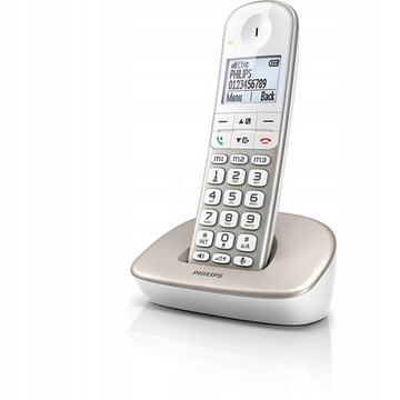 Беспроводной телефон для пожилых людей Philips XL4901S Белый нет RU!
