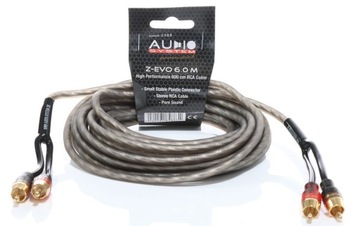 Аудиосистема с-EVO 6,0 м RCA кабель Chinch 600 см премиум латунные разъемы
