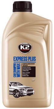 K2 EXPRESS PLUS автомобильный шампунь с воском-1л