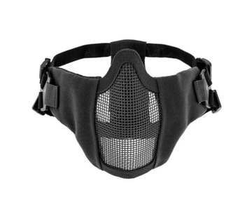 Захисна маска типу Stalker ASG Metal Mesh-airsoft-black