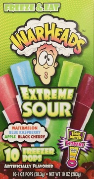 Warheads Sour Freezer Pops