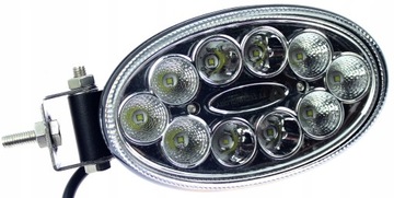 РАБОЧАЯ ЛАМПА 10 LED ОВАЛЬНАЯ 30W 12V 24V LED