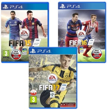 FIFA 15 16 17 польский дубляж / комментарий-PS4 PS5