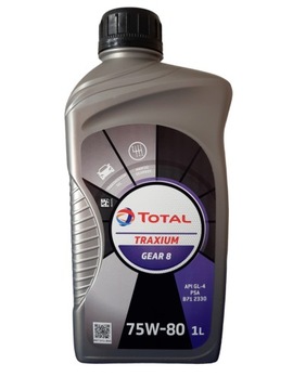 Трансмиссионное масло Total TRAXIUM GEAR8 75W-80
