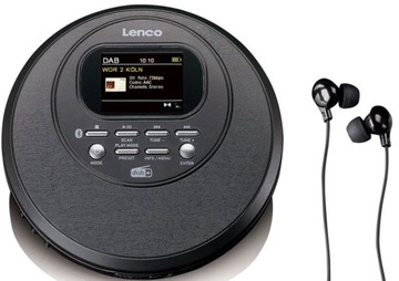 Discman Lenco CD - 500 CD MP3 ESP RDS DAB + радіо LCD кольоровий дисплей