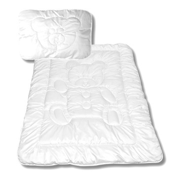 Одеяло для детской кроватки 90X120 подушка плюшевый мишка