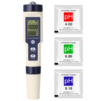 ТЕСТЕР КАЧЕСТВА ВОДЫ PH/EC/TDS/SALITITY / THERMOMETER