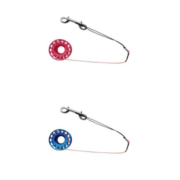 2x Малый легкий подводное погружение Finger Reel Line