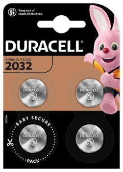 CR2032 Duracell літієва батарея кнопки / таблетки / таблетки-4 шт