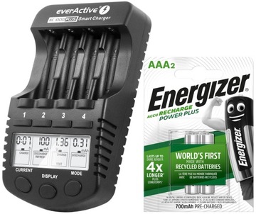 Зарядний пристрій для акумуляторів AA AAA + 2X 700