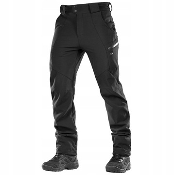 Тактические брюки-карго M-Tac Softshell Winter-черный XL